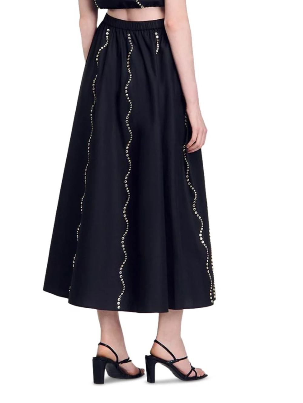Aviv Rhinestone Maxi Skirt - Picture 3 of 6